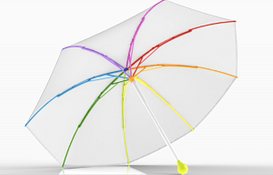 Green idea for a rainy day: The perfect plastic umbrella